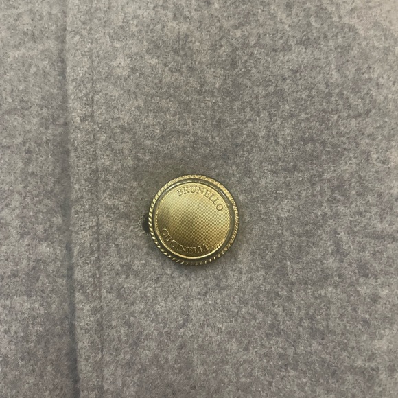 BRUNELLO CUCINELLI GREY COAT SIZE 50/L - Picture 5 of 13